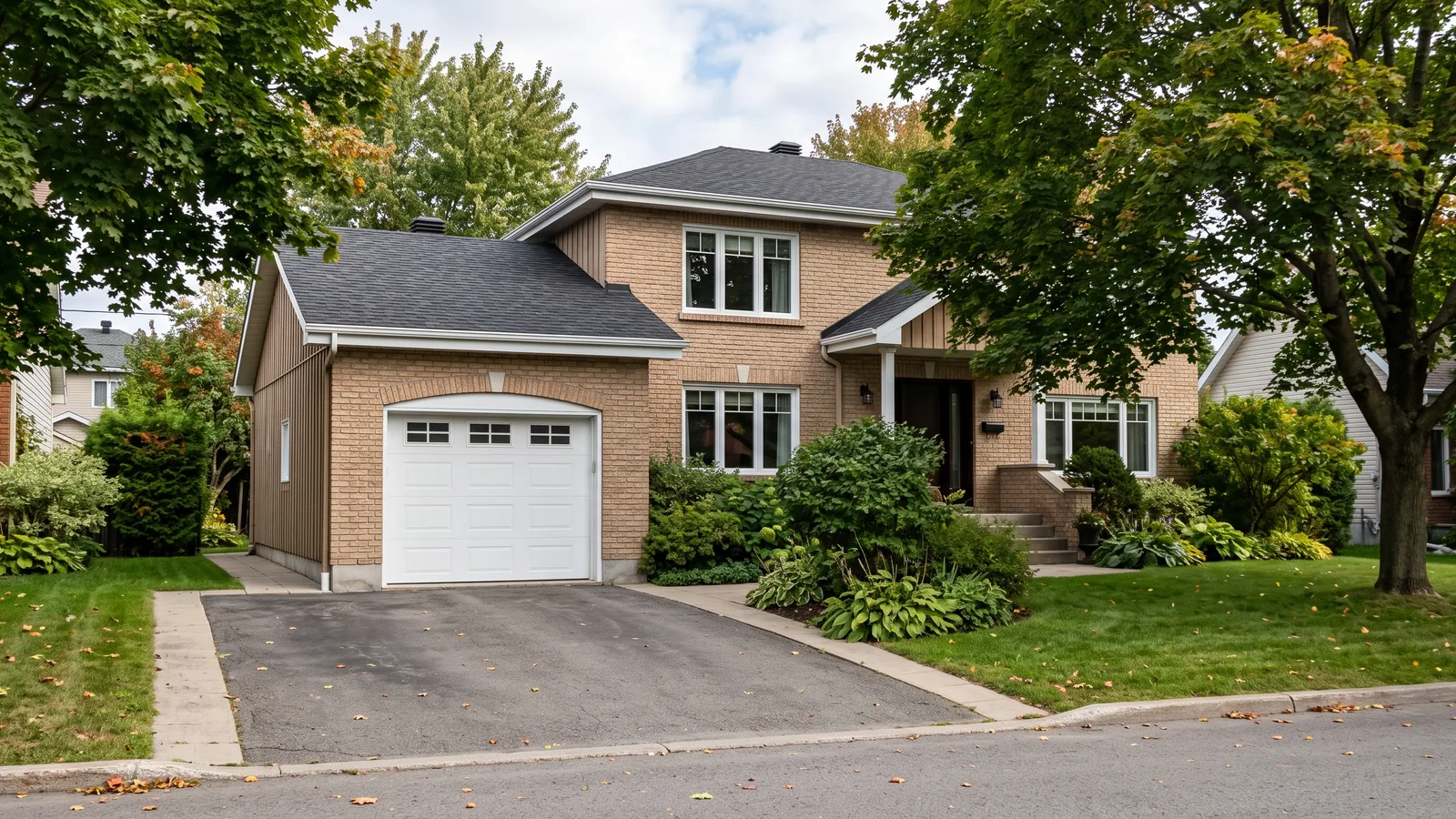 Garage résidentiel et maison à Repentigny