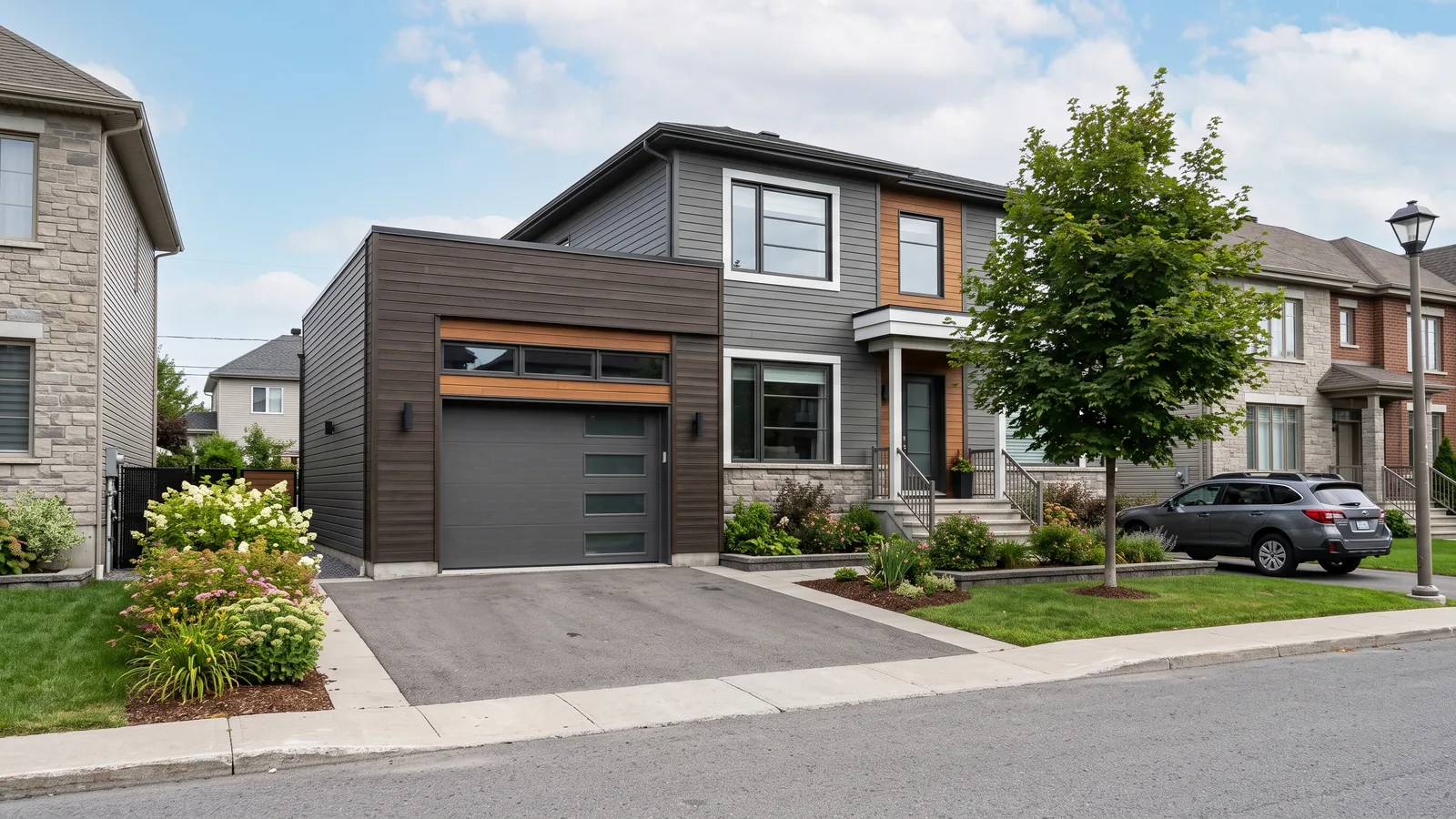 Projet de garage résidentiel à Cantley, Québec