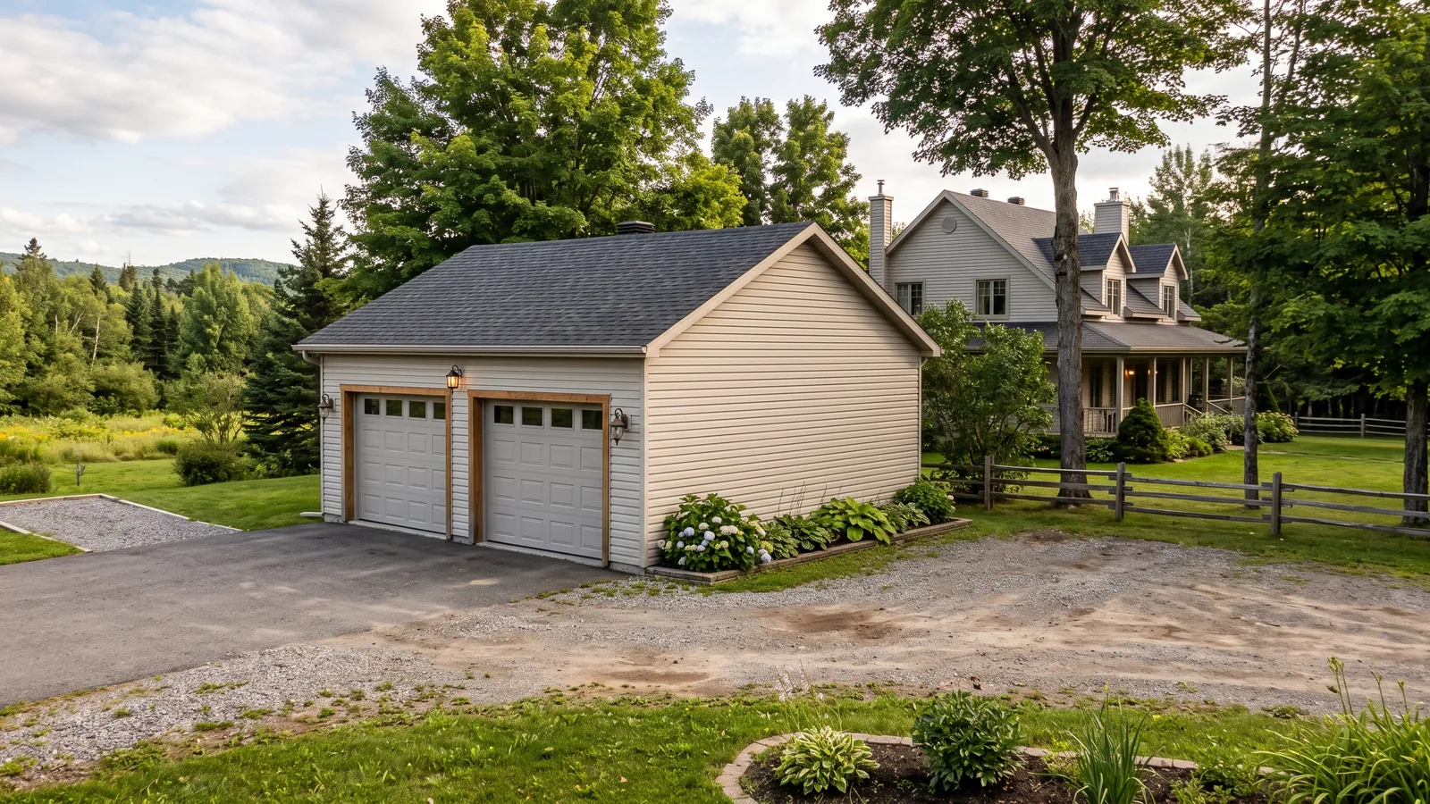 Projet de garage résidentiel à Chelsea, Québec