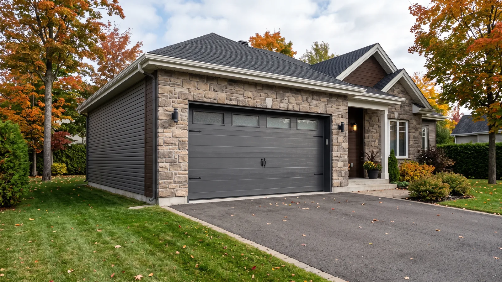 Projet de garage résidentiel à Cap-Santé, Québec