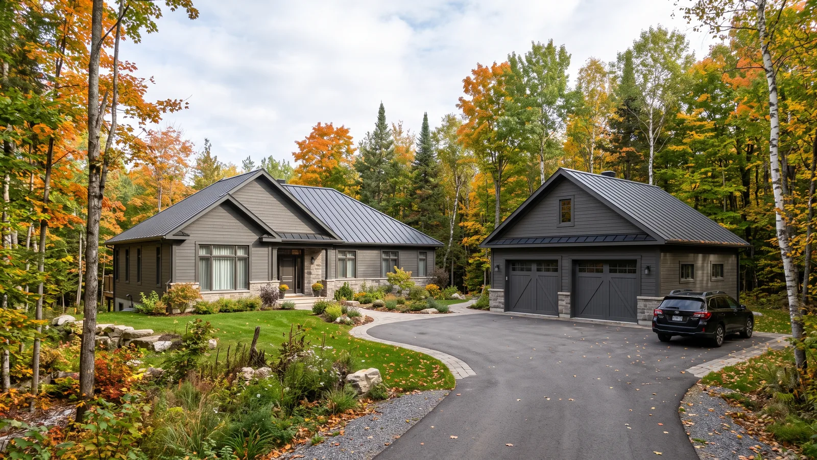 Garage résidentiel et maison à Lanaudière (14)